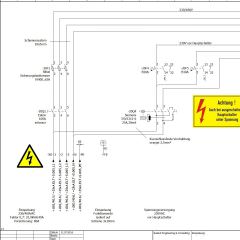 część schematu elektrycznego