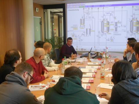 Praxistag der Meisterschule Kaiserslautern Foto Präsentation Visualisierung Mischen mit Studenten