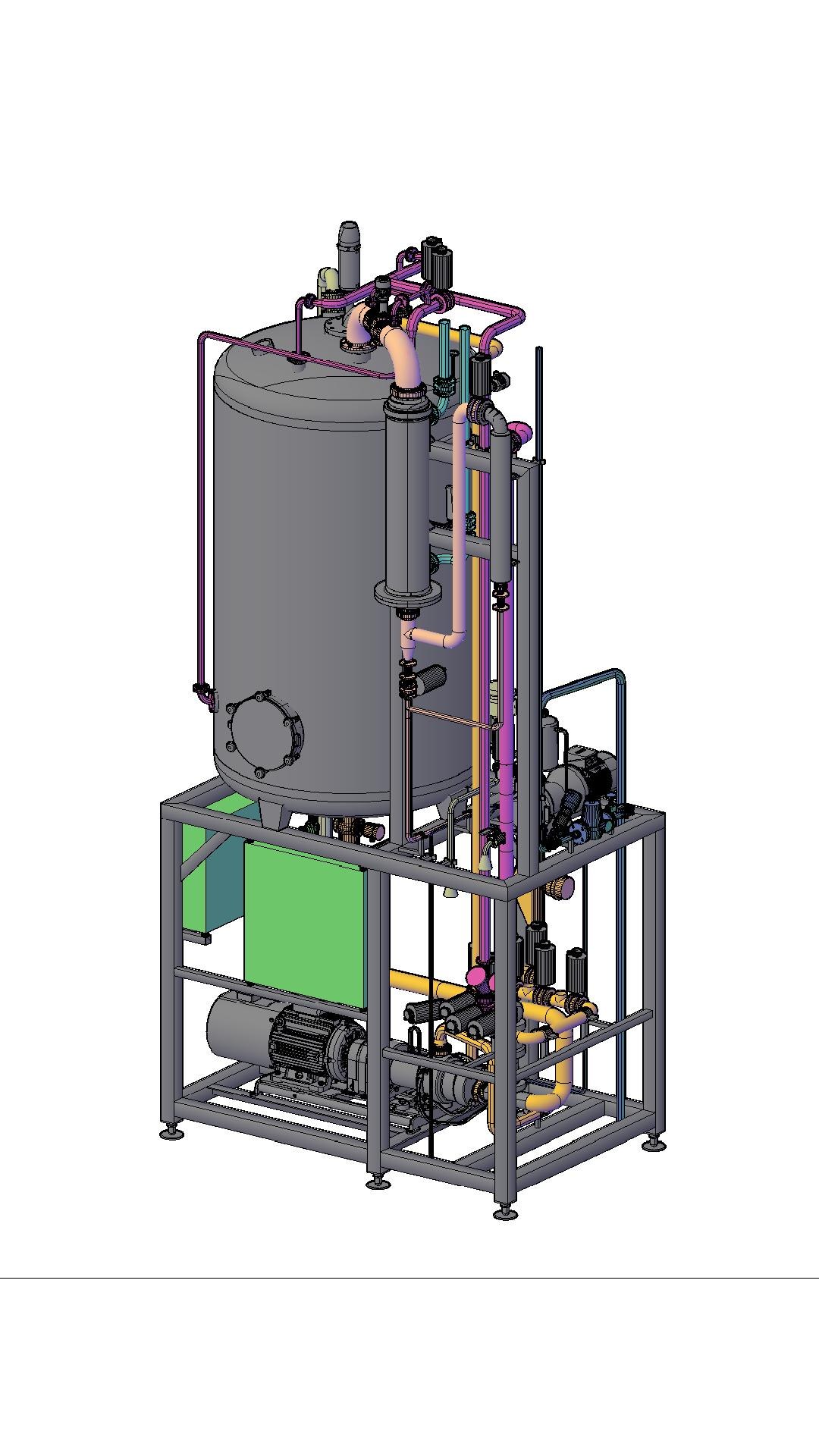 3D drawing deaeration system