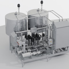 graphic of module for production, storage and dosing of liquids