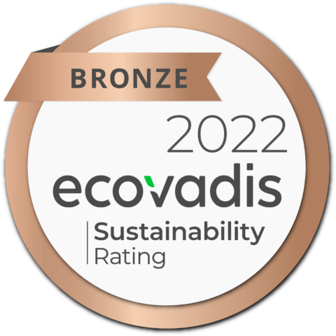 Brązowy 2022 Medal EcoVadis za zrównoważony rozwój
