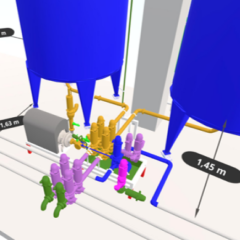 3D-Visualisierung einer Tankanlage