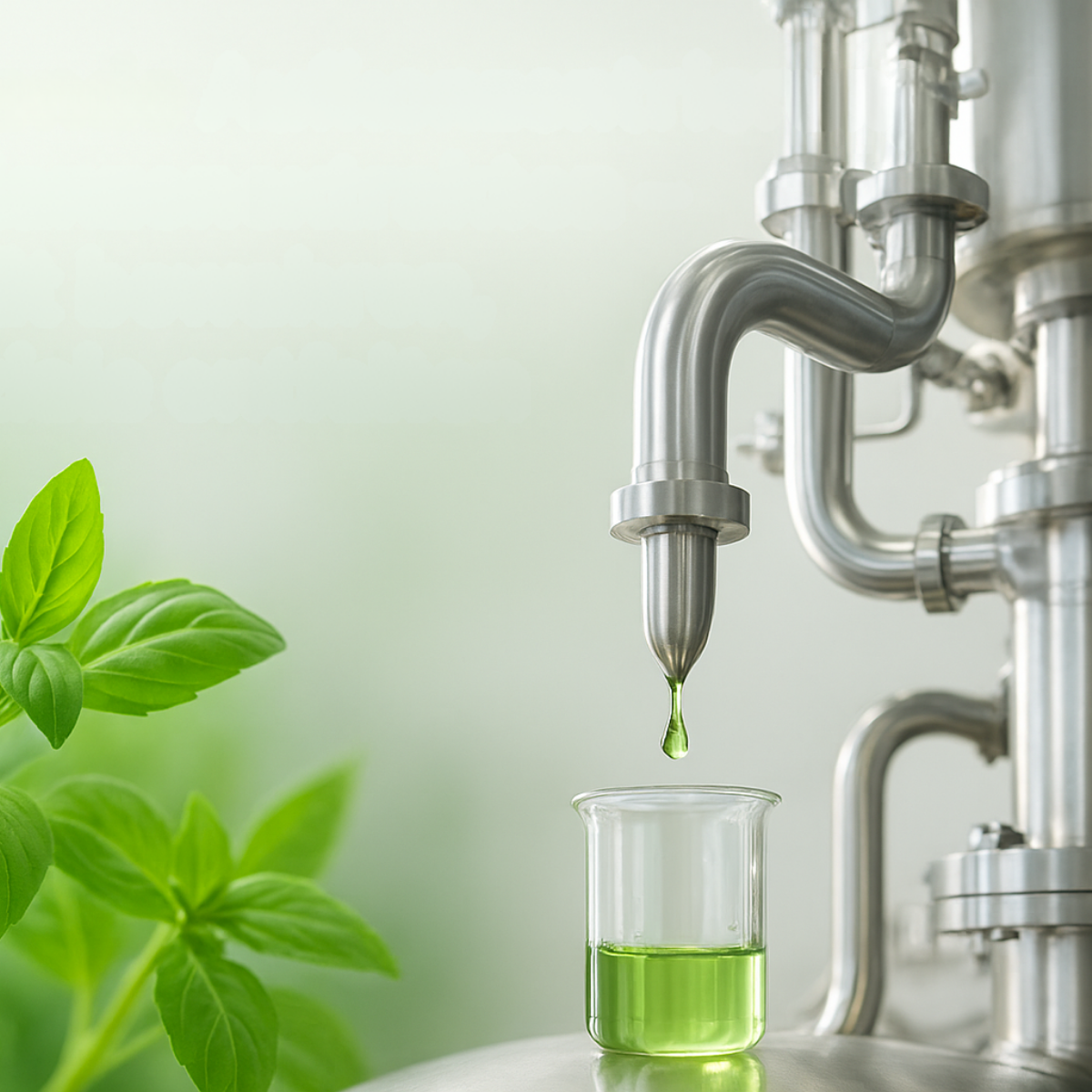 Schonende Aufbereitung von Pflanzenextrakten.