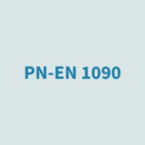Ikona PN-EN 1090 – jasnoniebieskie tło, ciemnoniebieski tekst